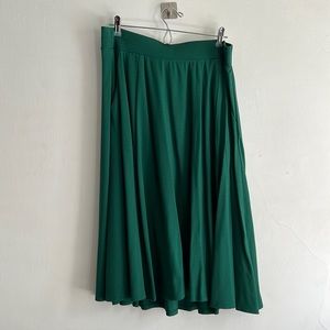 Torrid Green Midi Skirt